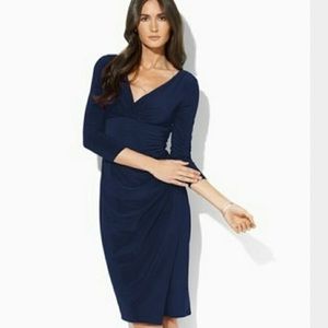 Navy blue dress by Ralph Lauren